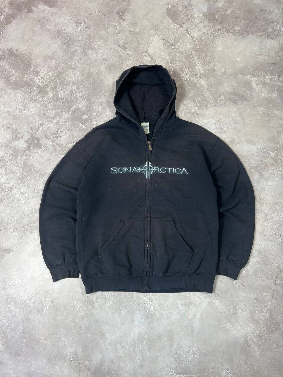 Vintage Sonata Arctica Faded Zip Hoodie