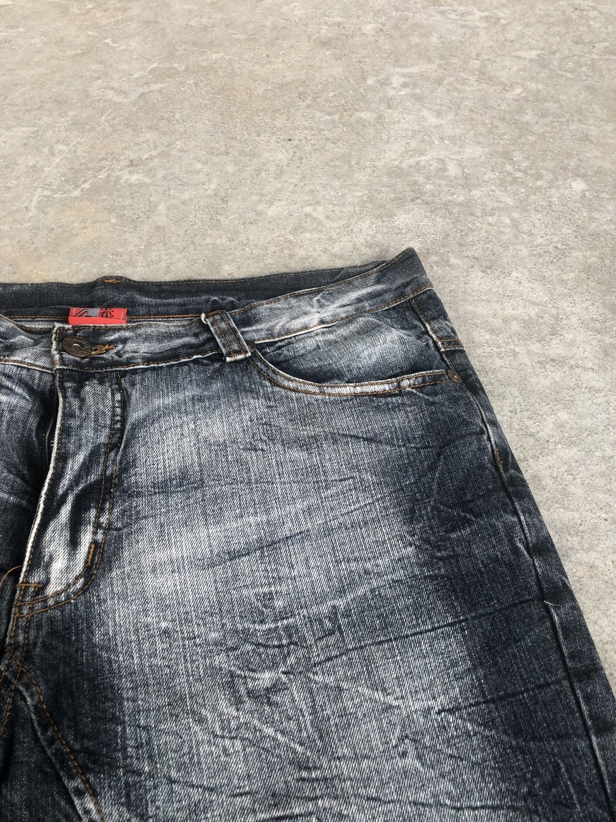 If Six Was Nine Japanese Black ant Flared Jeans Distressed Jeans Size US 38 / EU 54 - 15 Thumbnail