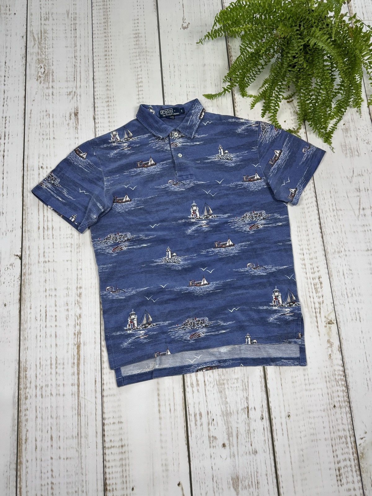 Vintage Polo Ralph Lauren Polo Ships Old Money Style Size US M / EU 48-50 / 2 - 2 Thumbnail