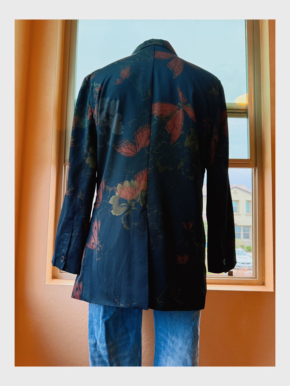 Vintage Oversized Kimono-Style Wrap Jacket (Unisex) Size L / US 10 / IT 46 - 9 Thumbnail