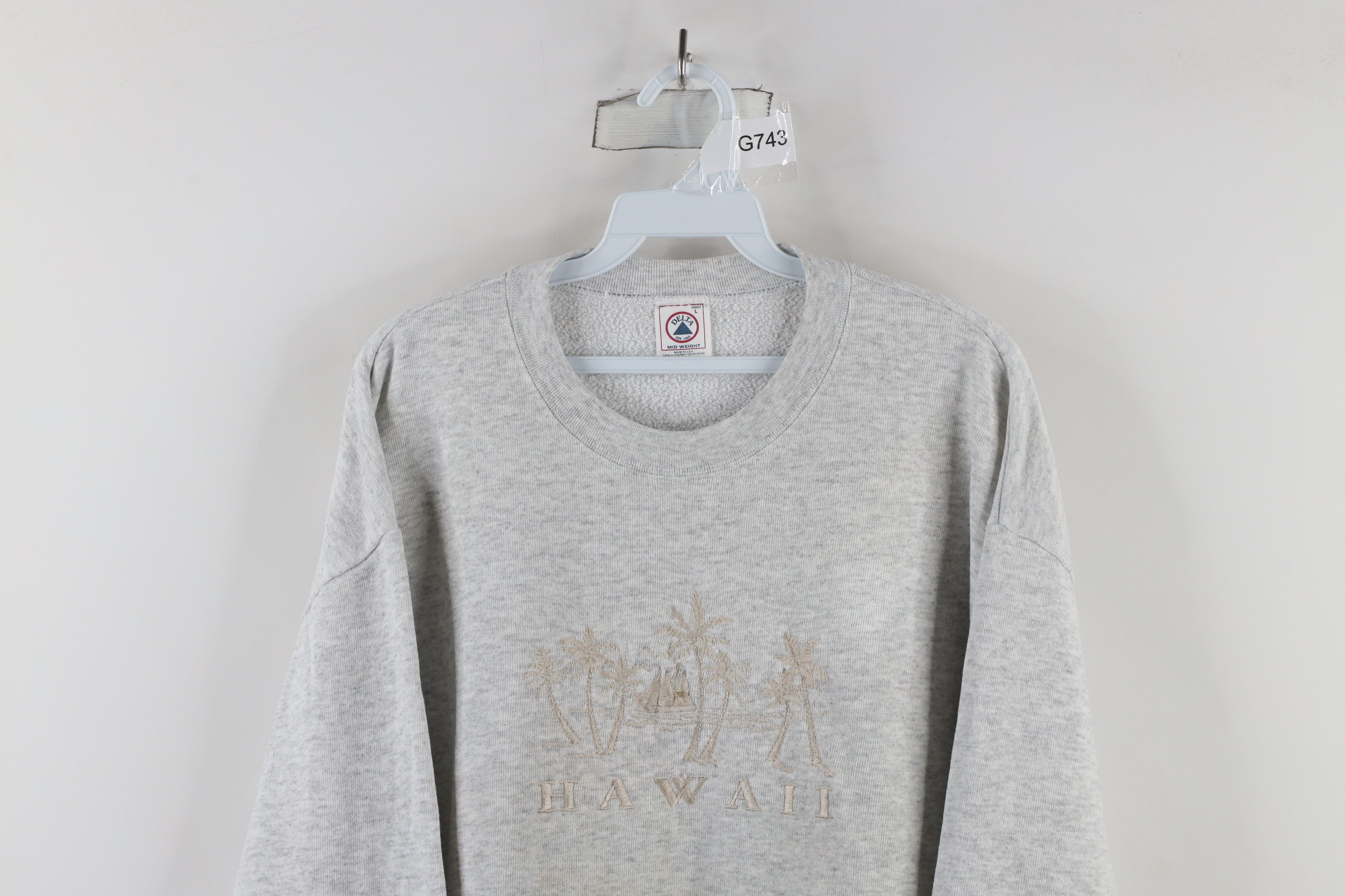 Vintage Vintage 90s Streetwear Out Hawaii Crewneck Sweatshirt USA Size US L / EU 52-54 / 3 - 2 Thumbnail