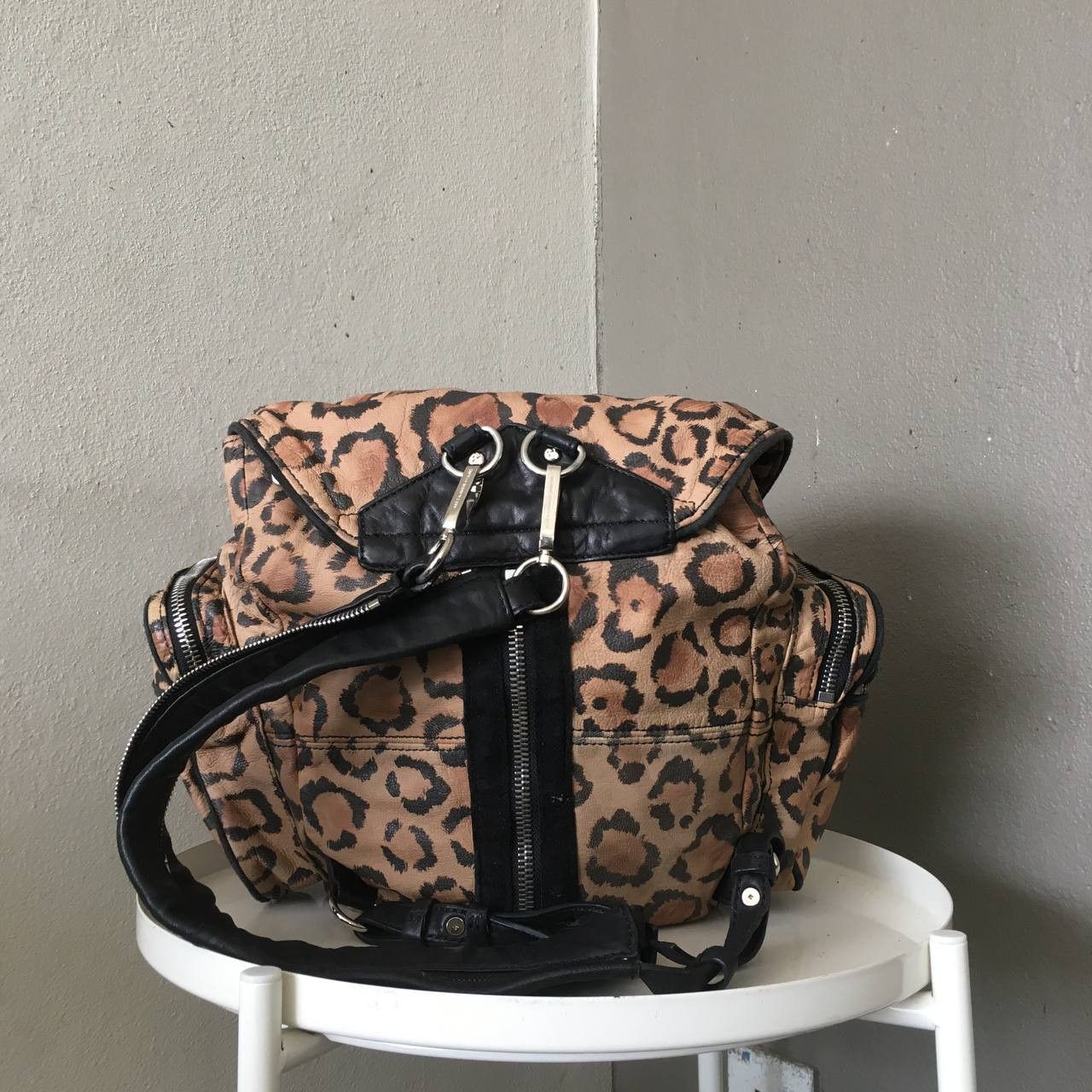ALEXANDER WANG LEOPARD DESIGN LEATHER BAG - Bags Luggage