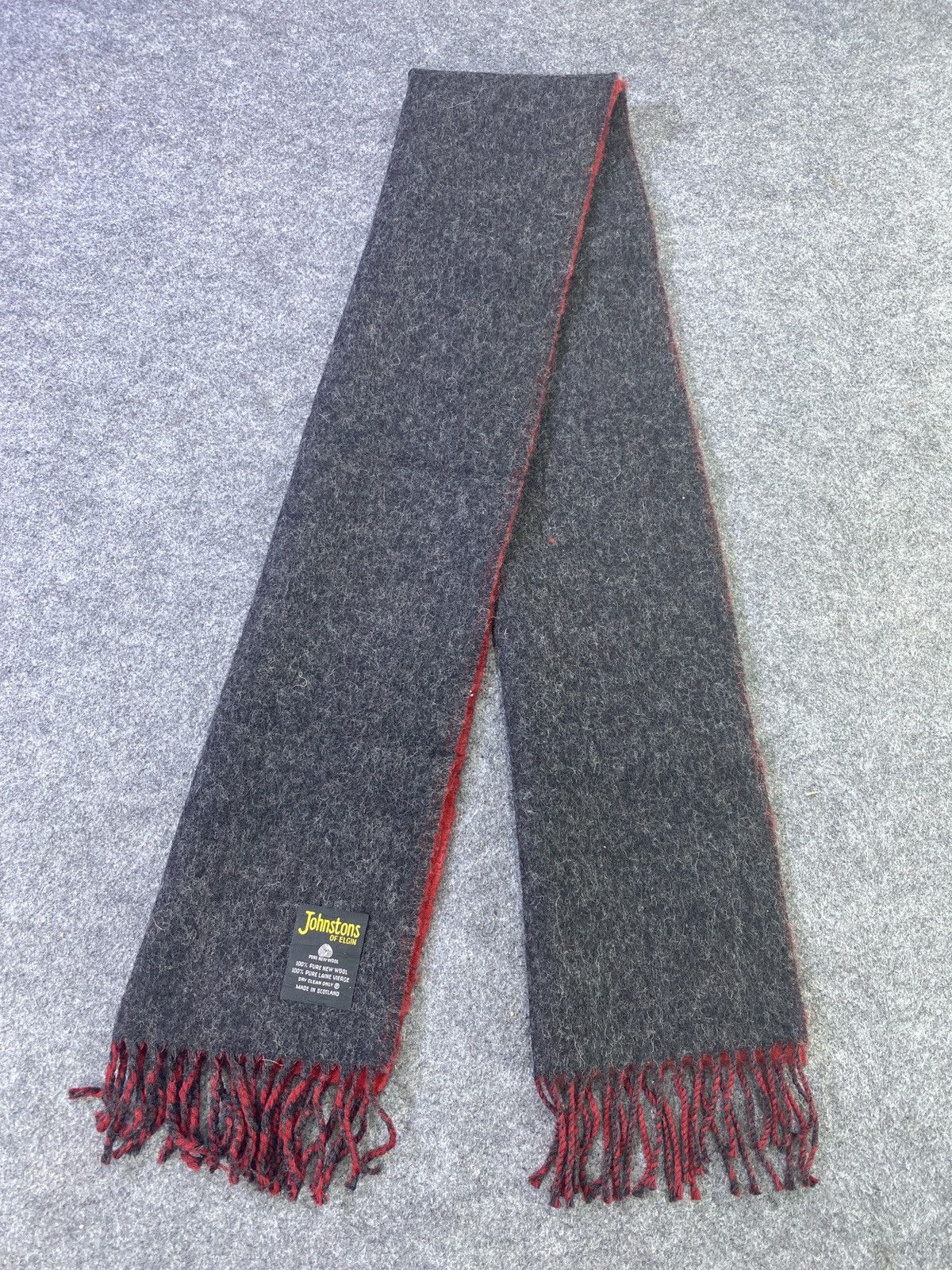 Johnstons Of Elgin × Vintage Johnstons Of Elgin Scarf / Muffler / Neckwear -T1019 Size ONE SIZE - 2 Thumbnail