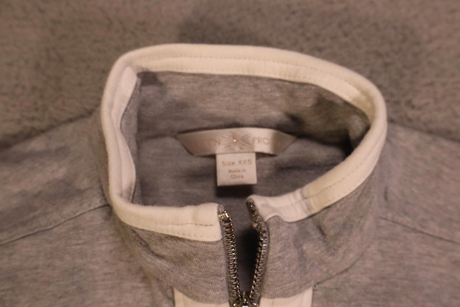 Other Boston Proper Womens Top Jacket Full Zip XXS Gray Size XXS / US 00 / IT 34 - 2 Thumbnail