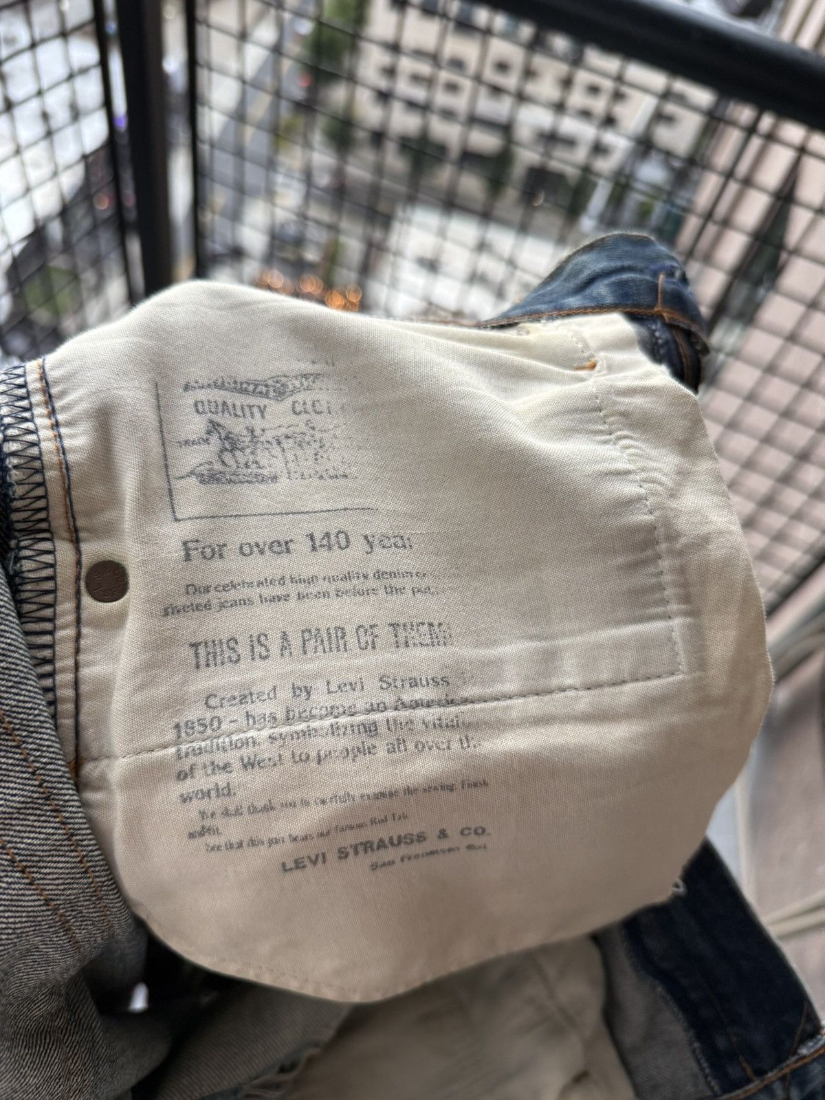 Levi's Vintage Clothing Levi’s 502 Selvedge Japanese Repro Jeans Size US 34 / EU 50 - 9 Thumbnail