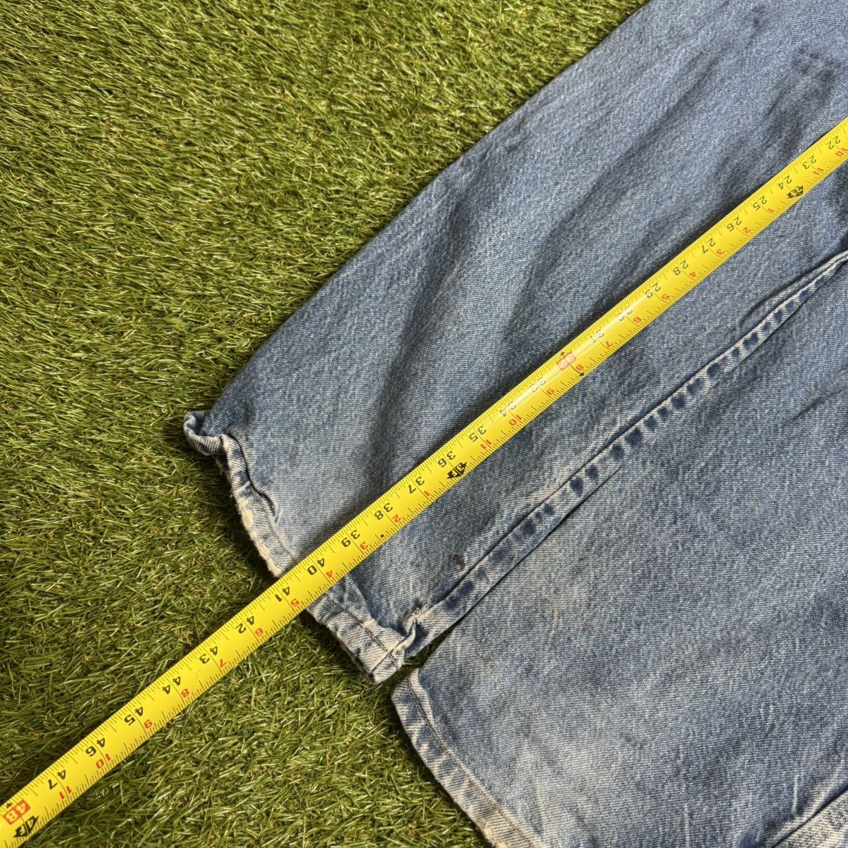 Dickies Vintage 00s Faded Blue Dickies Baggy Blue Carpenter Jeans Size US 32 / EU 48 - 5 Thumbnail