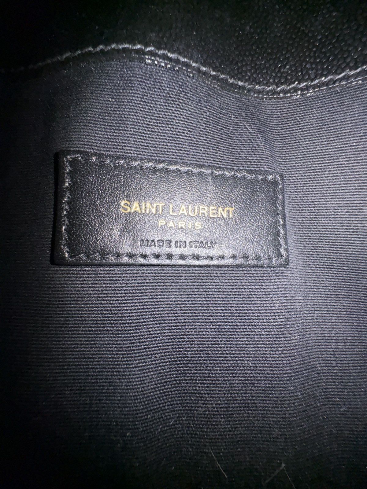 Yves Saint Laurent YSL Uptown Leather Pouch Size ONE SIZE - 2 Thumbnail
