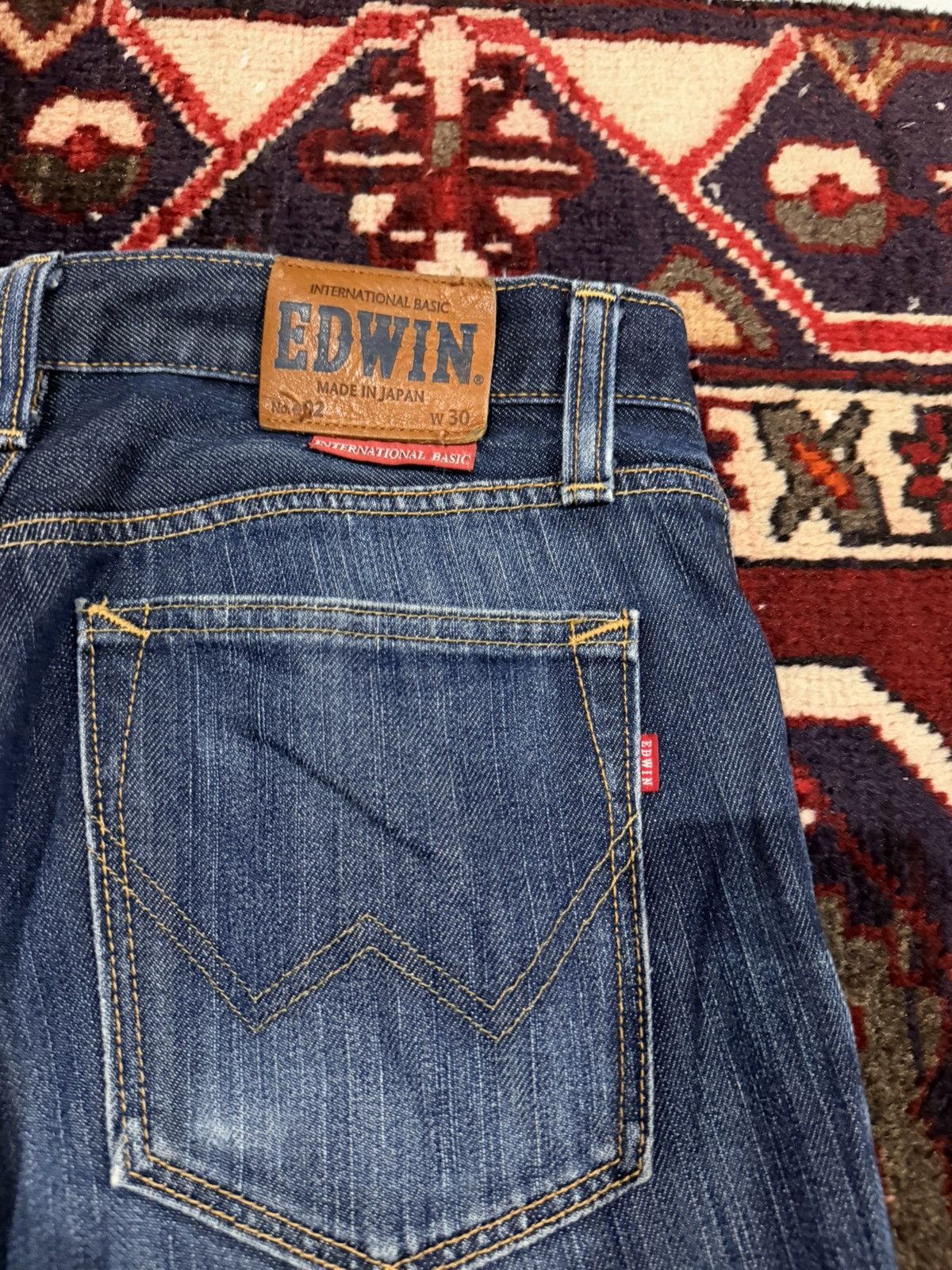 Edwin Vintage Edwin 402 Made In Japan Vintage Streetwear Style Size US 32 / EU 48 - 3 Thumbnail