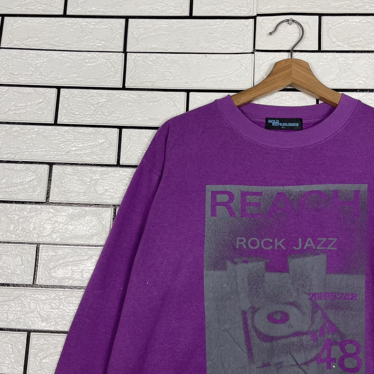 Japanese Brand Japanese Brand Rock & Jazz Sweatshirt Size L / US 10 / IT 46 - 6 Thumbnail