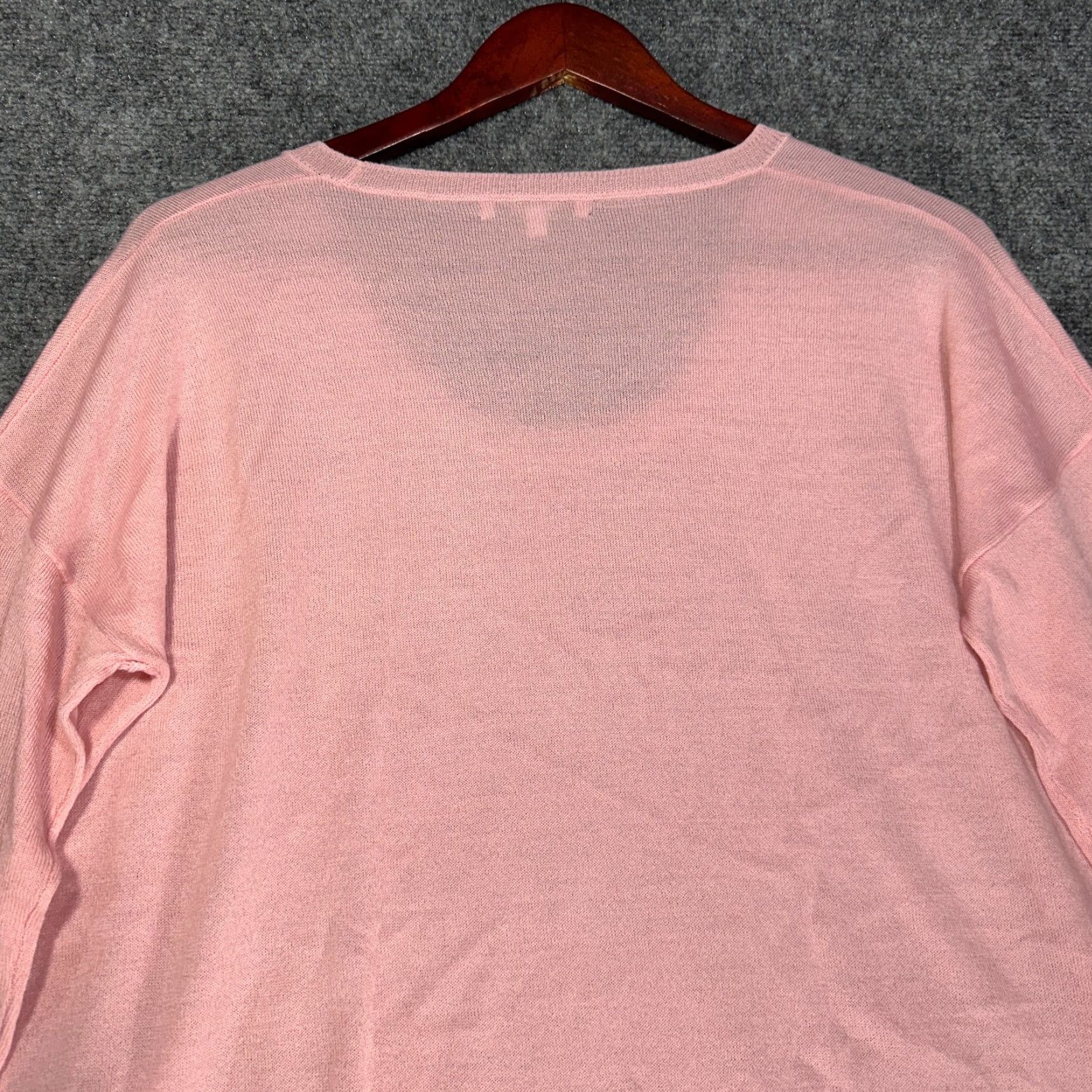 Madewell Madewell Sweater Womens Small Pink Merino Wool Blend Round Neck Long Sleeve Ribbed Cuffs_split hem_ Pullover Modern Classic 2020s Size S / US 4 / IT 40 - 8 Thumbnail