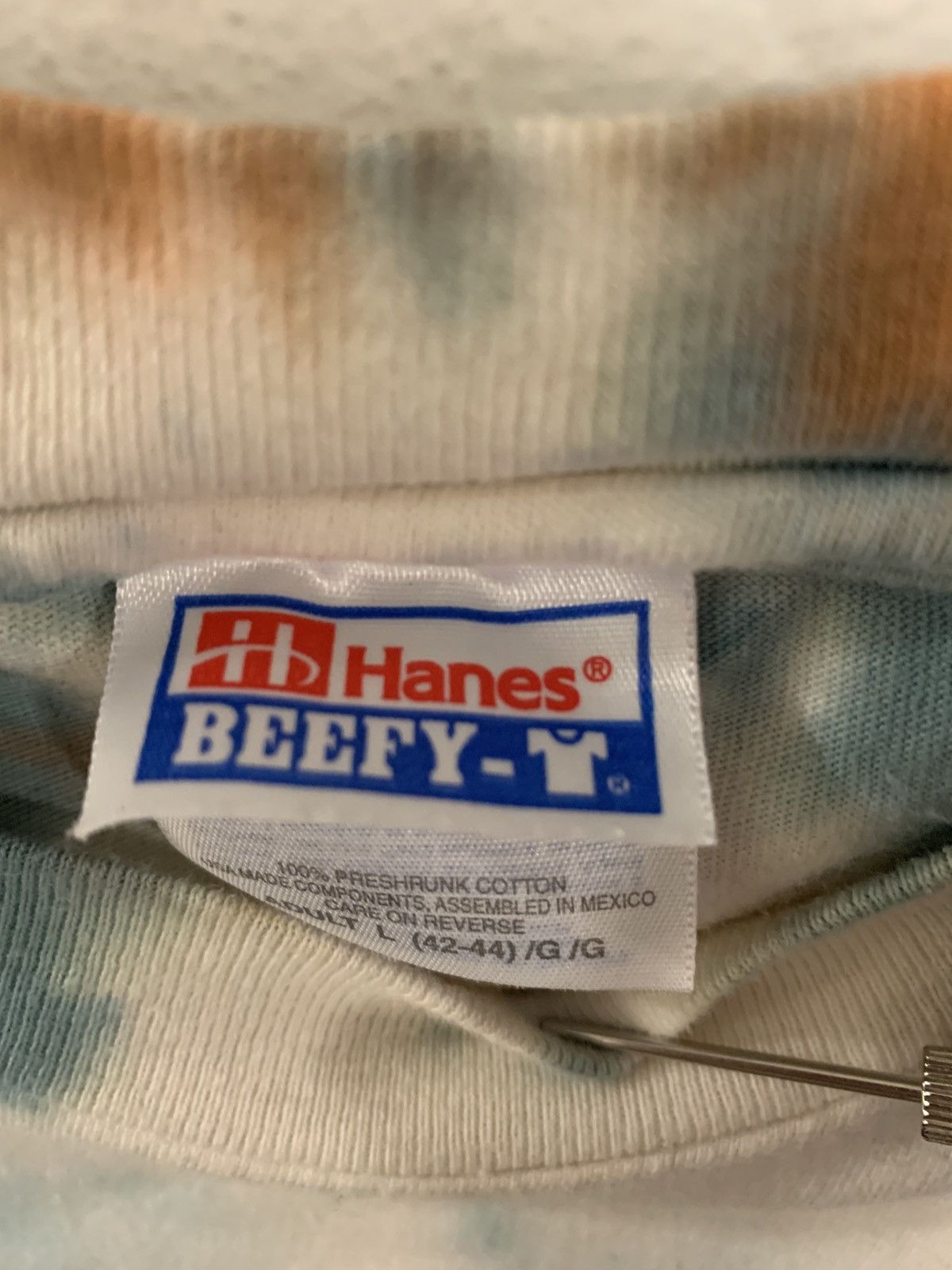 Hanes 90s hanes tye dye let us show you how to party tee Size US L / EU 52-54 / 3 - 5 Thumbnail