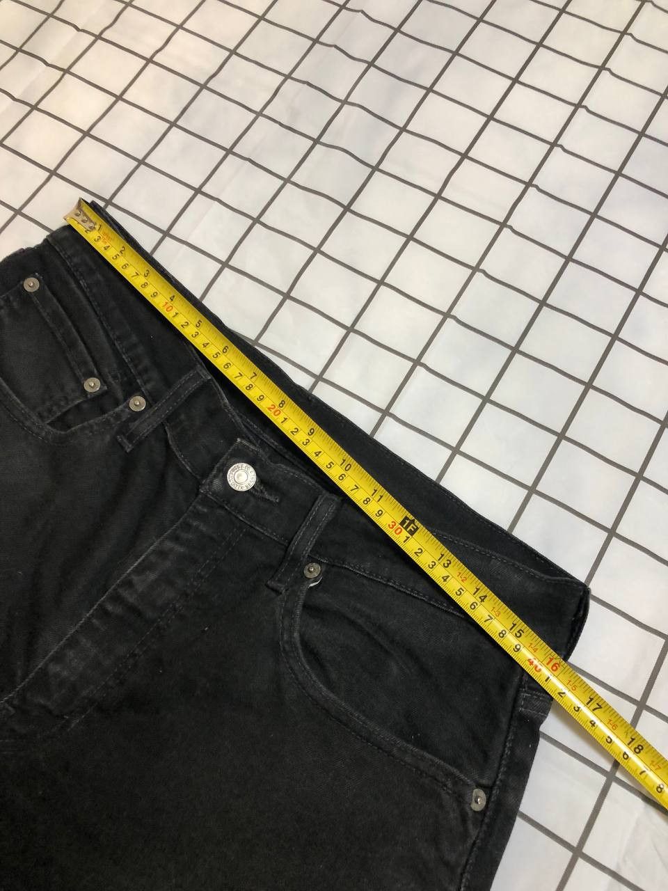 Levi's Mens LEVI STRAUSS 512 Black Stretch Denim Big E Jeans Size US 34 / EU 50 - 9 Thumbnail