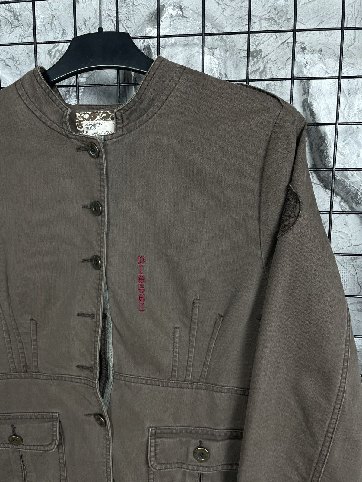 Diesel 2000s Diesel Archive Rare U2K Jacket Big Logo Japanese Vibe Size US S / EU 44-46 / 1 - 5 Thumbnail