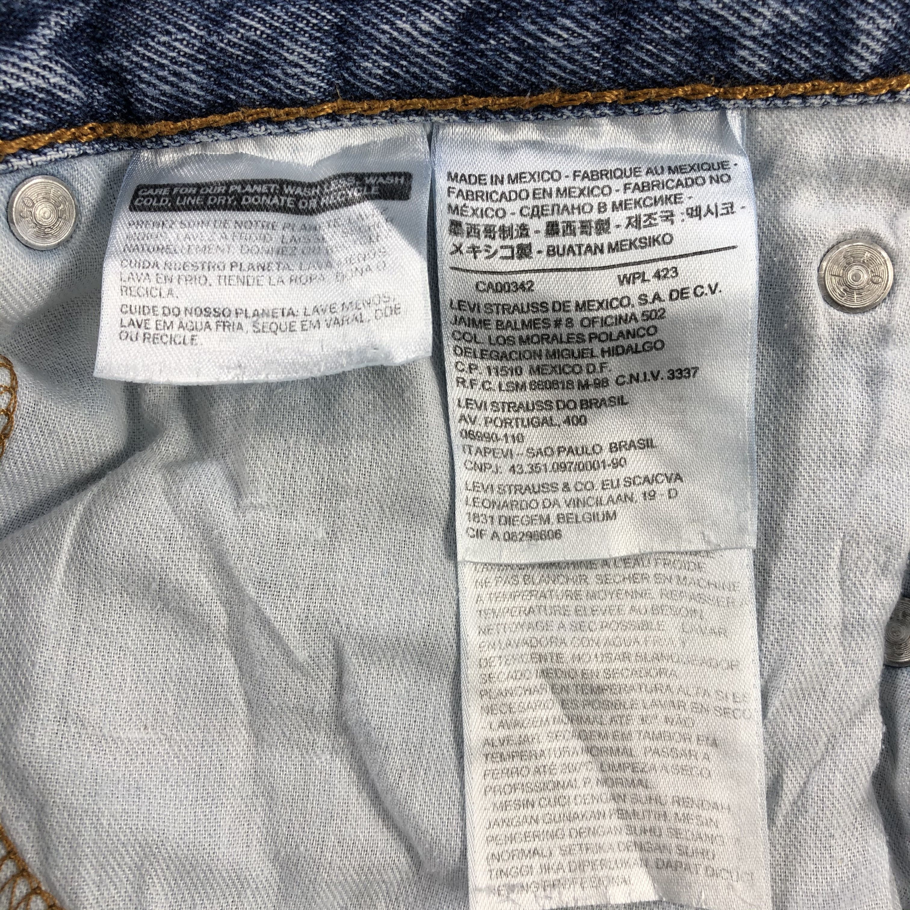 Levi's Vintage Levi's 505 Jeans Distress Medium Wash KJ1005 Size US 31 - 12 Thumbnail