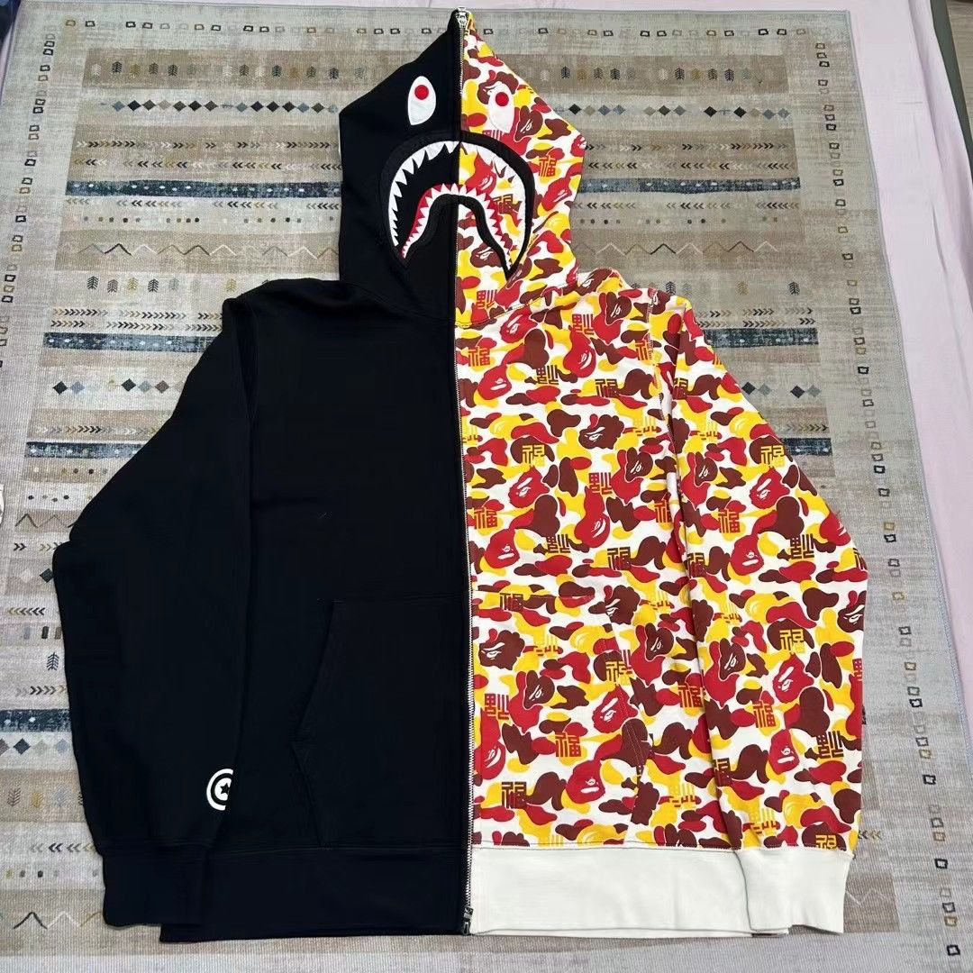 Bape BAPE CAMO SHARK FULL ZIP HOODIE Size US XXL / EU 58 / 5 - 1 Thumbnail