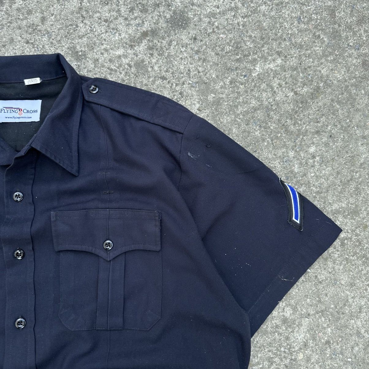 Sky High Farm Workwear Vintage Flying Cross Shirt Button Up 00s Perma Press Y2K Size US XL / EU 56 / 4 - 4 Thumbnail
