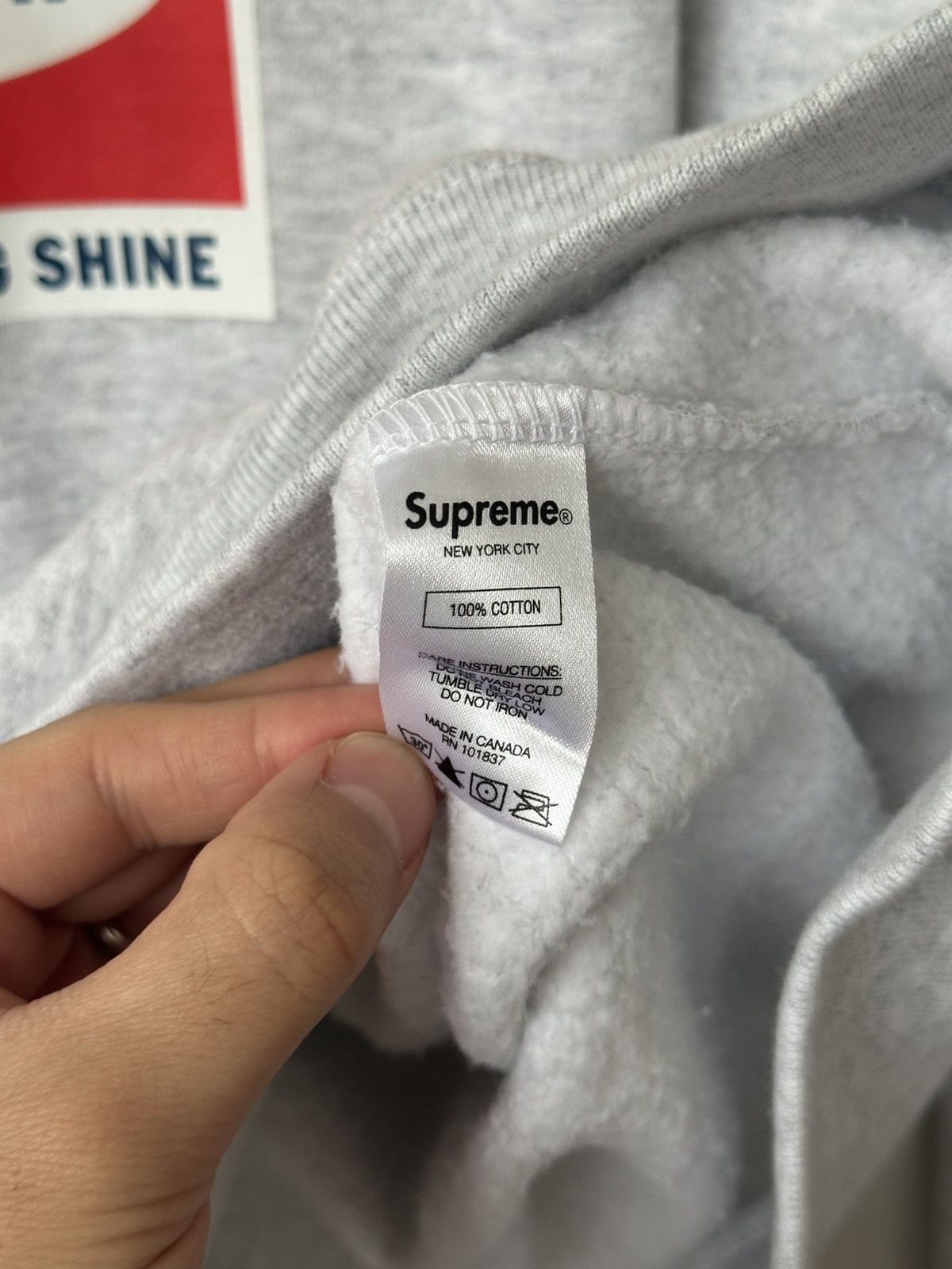 Supreme Supreme Shine Hooded Sweatshirt Size US M / EU 48-50 / 2 - 7 Thumbnail