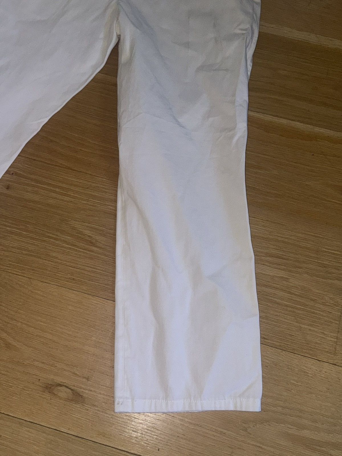 Prada vintage prada made italy 100% cotton white pants 36x29 m Size US 36 / EU 52 - 11 Thumbnail