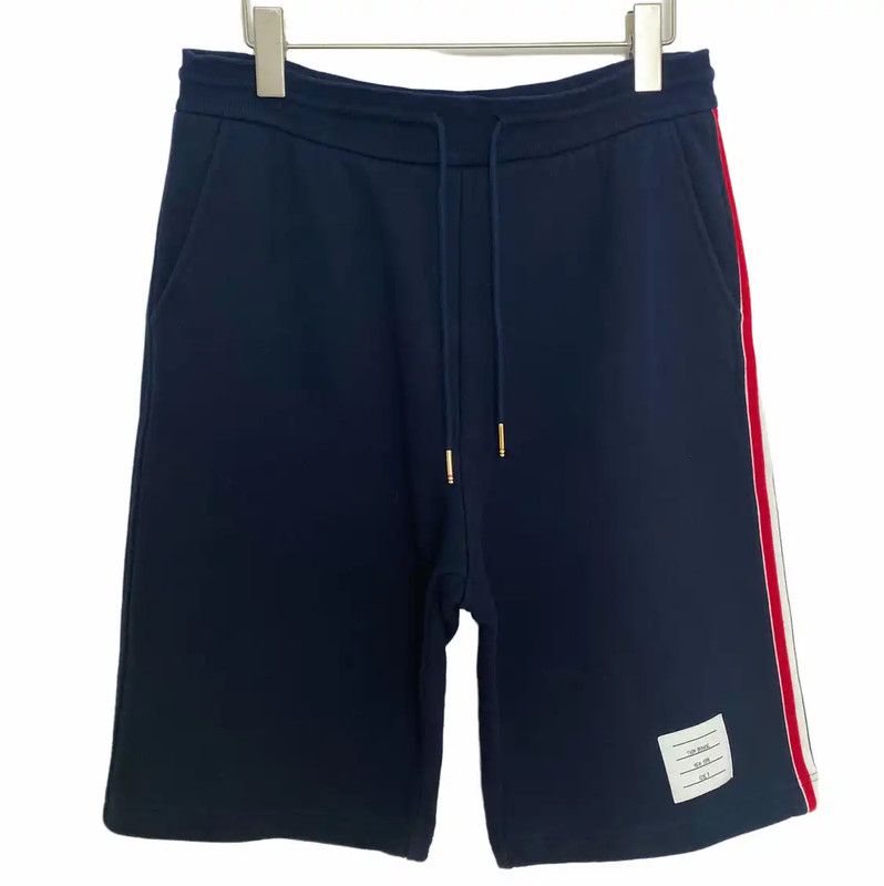 Thom Browne Thom Browne Navy Cotton Men's Shorts 0089 Size US 30 / EU 46 - 1 Thumbnail