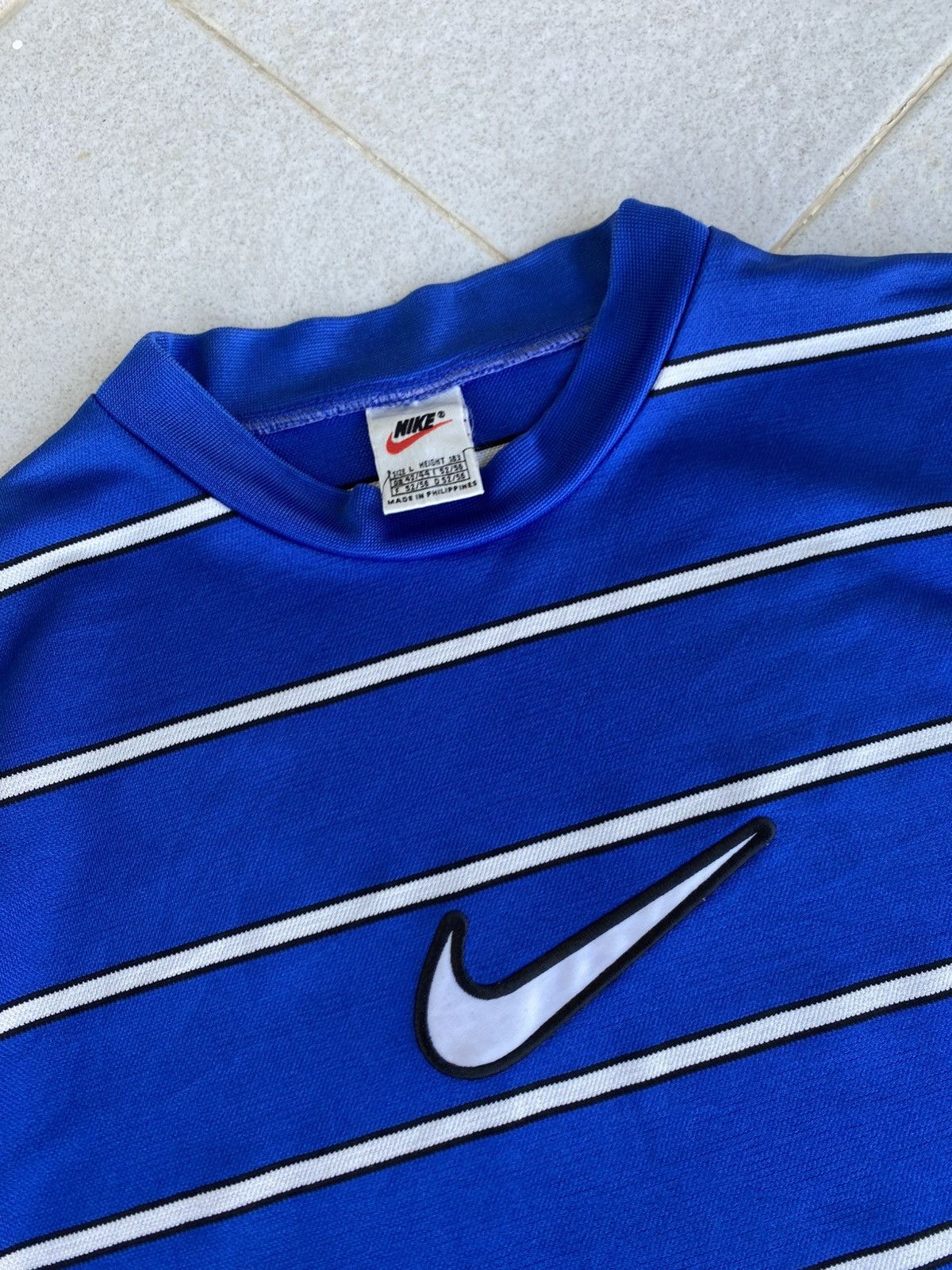 Nike Nike Vintage Logo Tape Tee White (Japan) – Size L Size L / US 10 / IT 46 - 3 Thumbnail