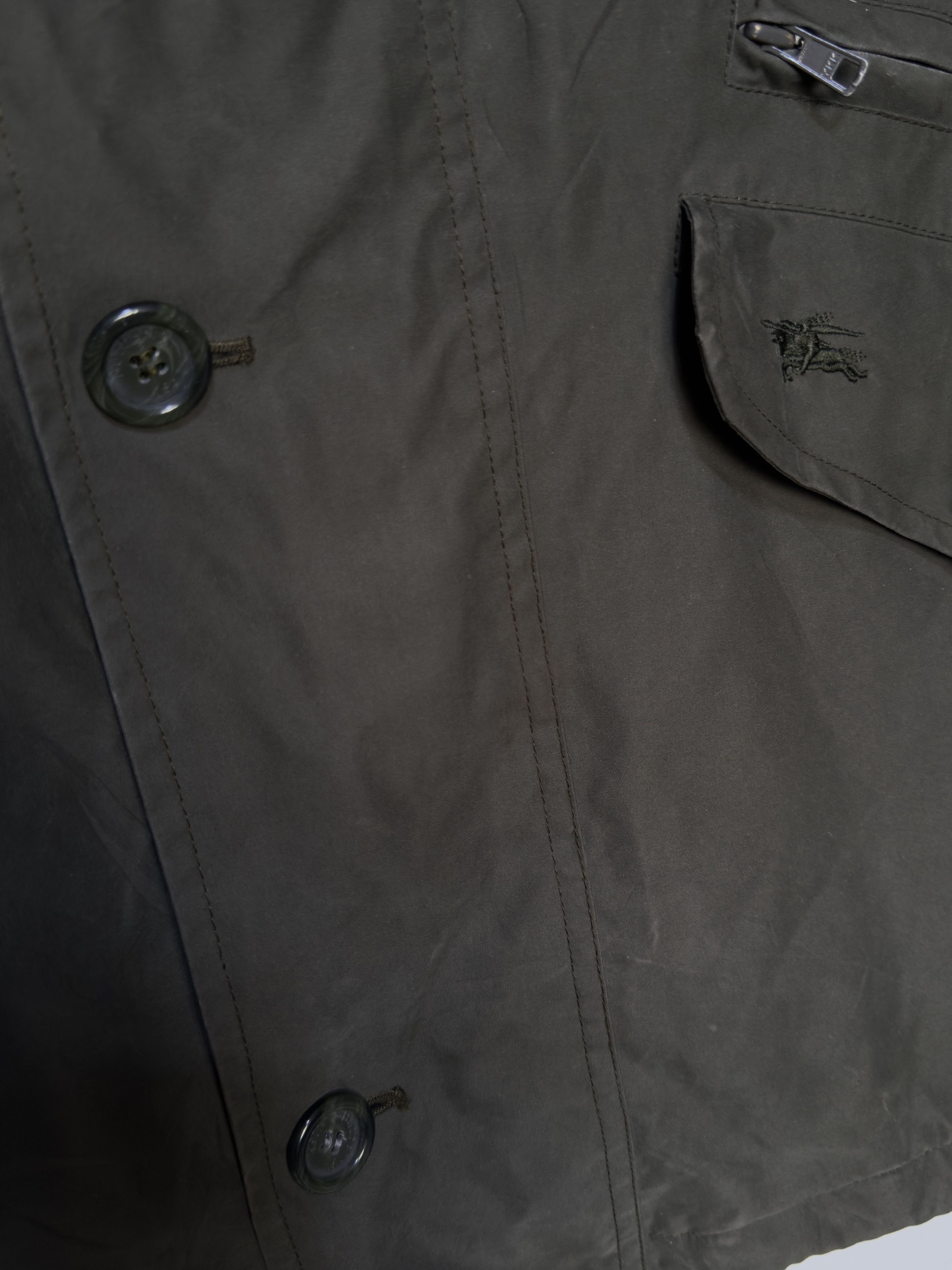 Burberry 🔥 novacheck jacket burberry dark green smcotton size L Size US L / EU 52-54 / 3 - 6 Thumbnail