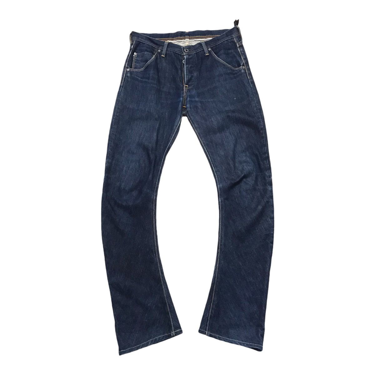 Beauty Beast × If Six Was Nine × wjk Japanese WJK Curve J/Banana Denim Blue pant Size US 32 / EU 48 - 2 Thumbnail
