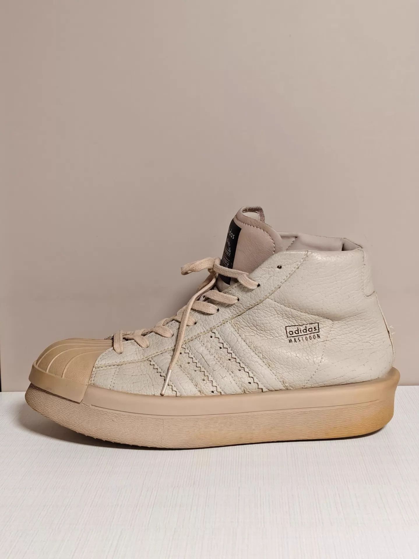 Rick Owens Rick Owens x adidas Superstar Platform Sneaker 43 Size US 9.5 / EU 42-43 - 5 Thumbnail