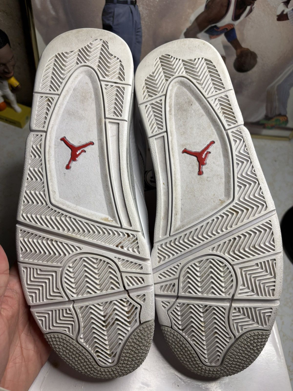 Jordan Brand Jordan Retro 4 ‘white oreo’ Size US 13 / EU 46 - 5 Thumbnail