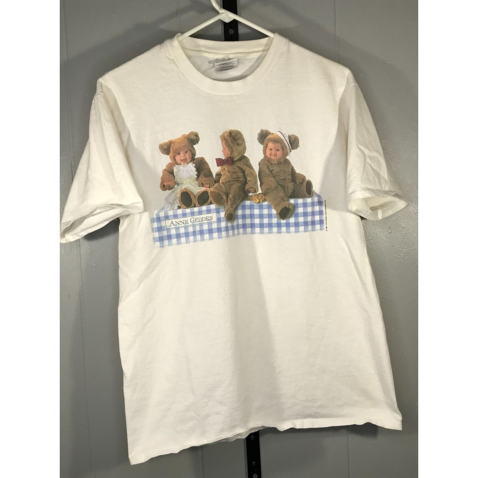 Other Vintage 90s Anne Geddes Baby Bears Photography Tshirt Size M Size US M / EU 48-50 / 2 - 1 Thumbnail