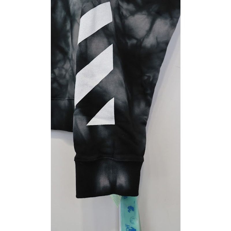 Off-White o1rshd1 Q:2 / Diag Arrow Tie Dye Skate Warm Sweatshirt Size US XL / EU 56 / 4 - 8 Thumbnail