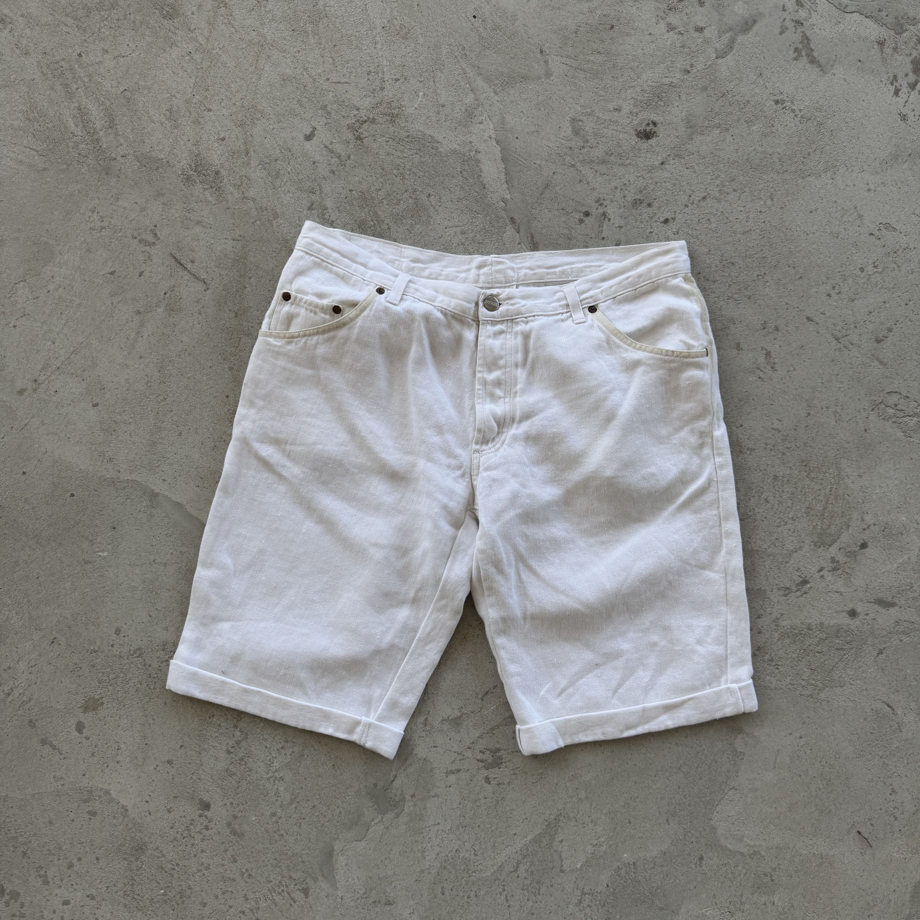 Gianfranco Ferre Vintage 90s Gianfranco Ferre Denim Shorts Size US 38 / EU 54 - 1 Thumbnail