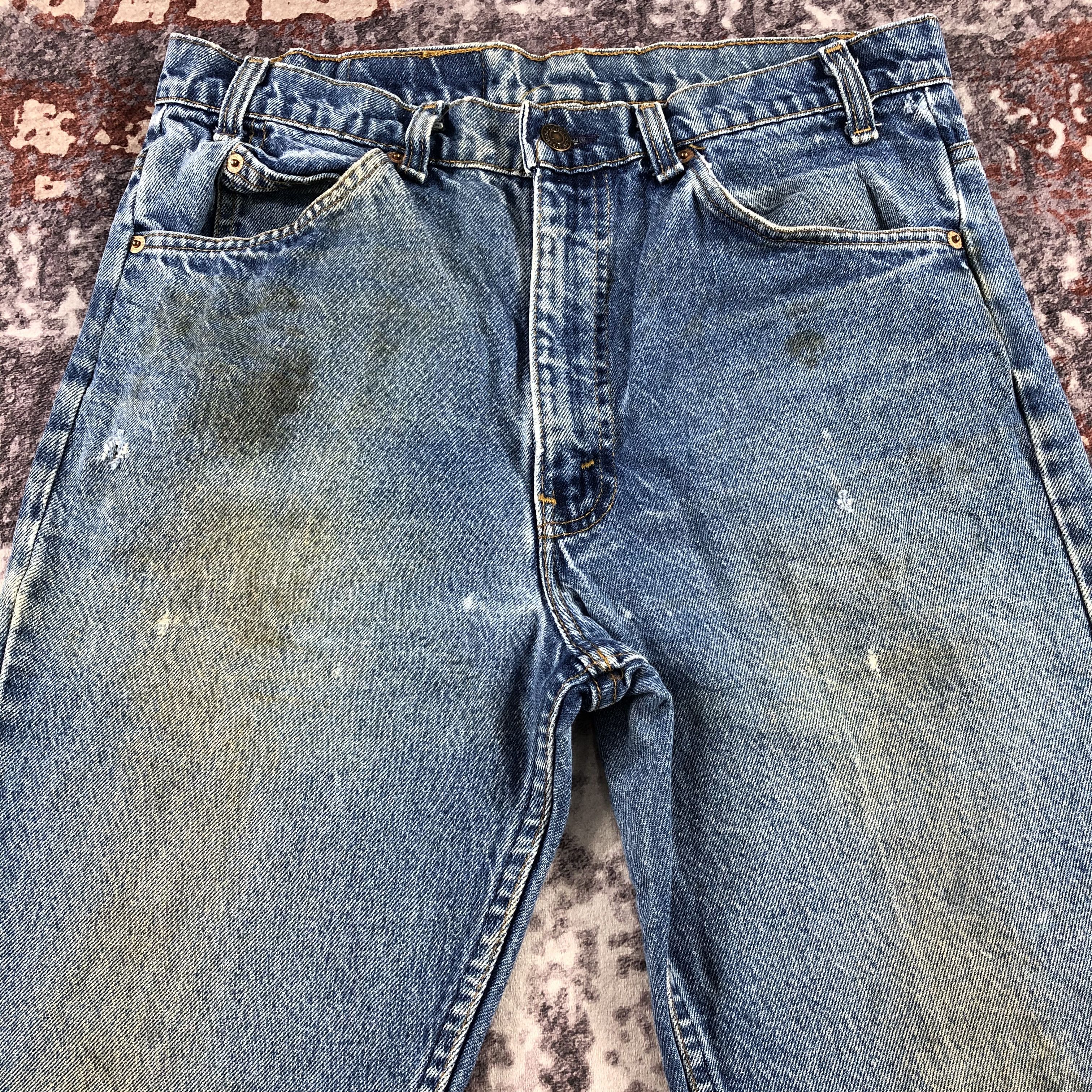 Levi's Vintage 90s Blue Wash Levis 517 Flare Jeans-JM3081 Size US 32 / EU 48 - 3 Thumbnail