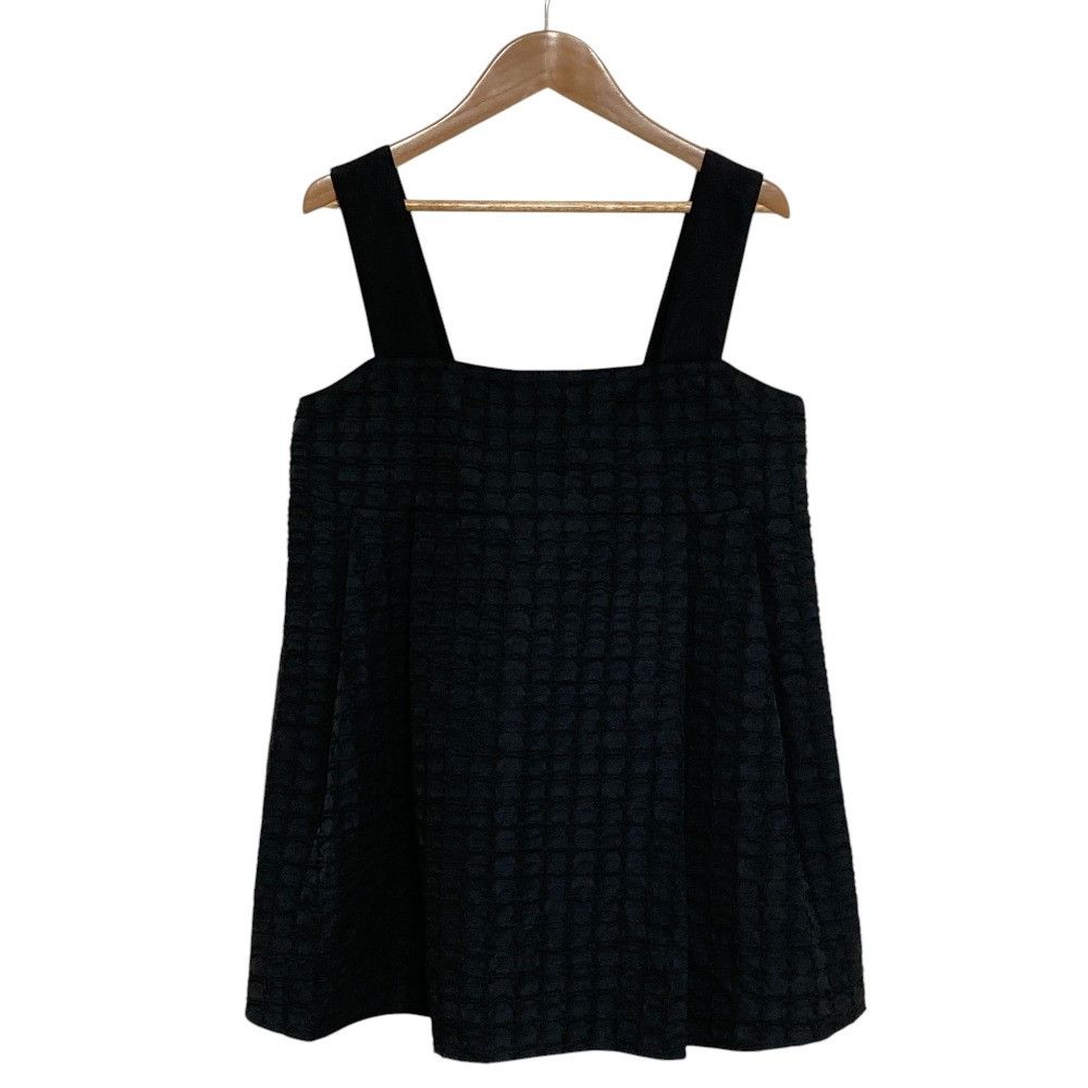 Other Other Drawer Puffy Jacquard Camisole Blouse Textile Tops 6521-299-1220 DUTY FREE for USA Size ONE SIZE - 1 Thumbnail