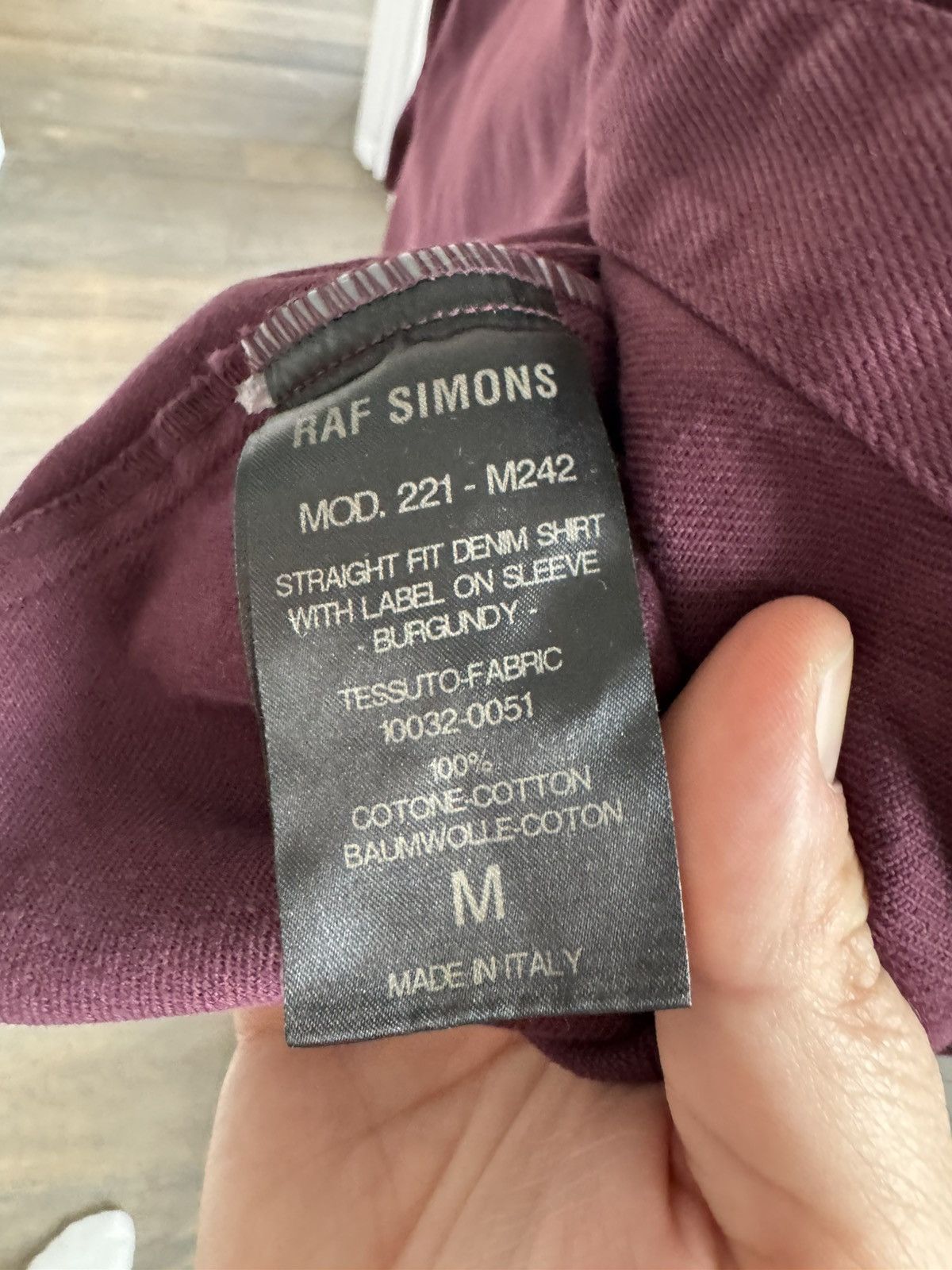 Raf Simons Raf Simons Straight Fit Denim Shirt Size US M / EU 48-50 / 2 - 8 Thumbnail