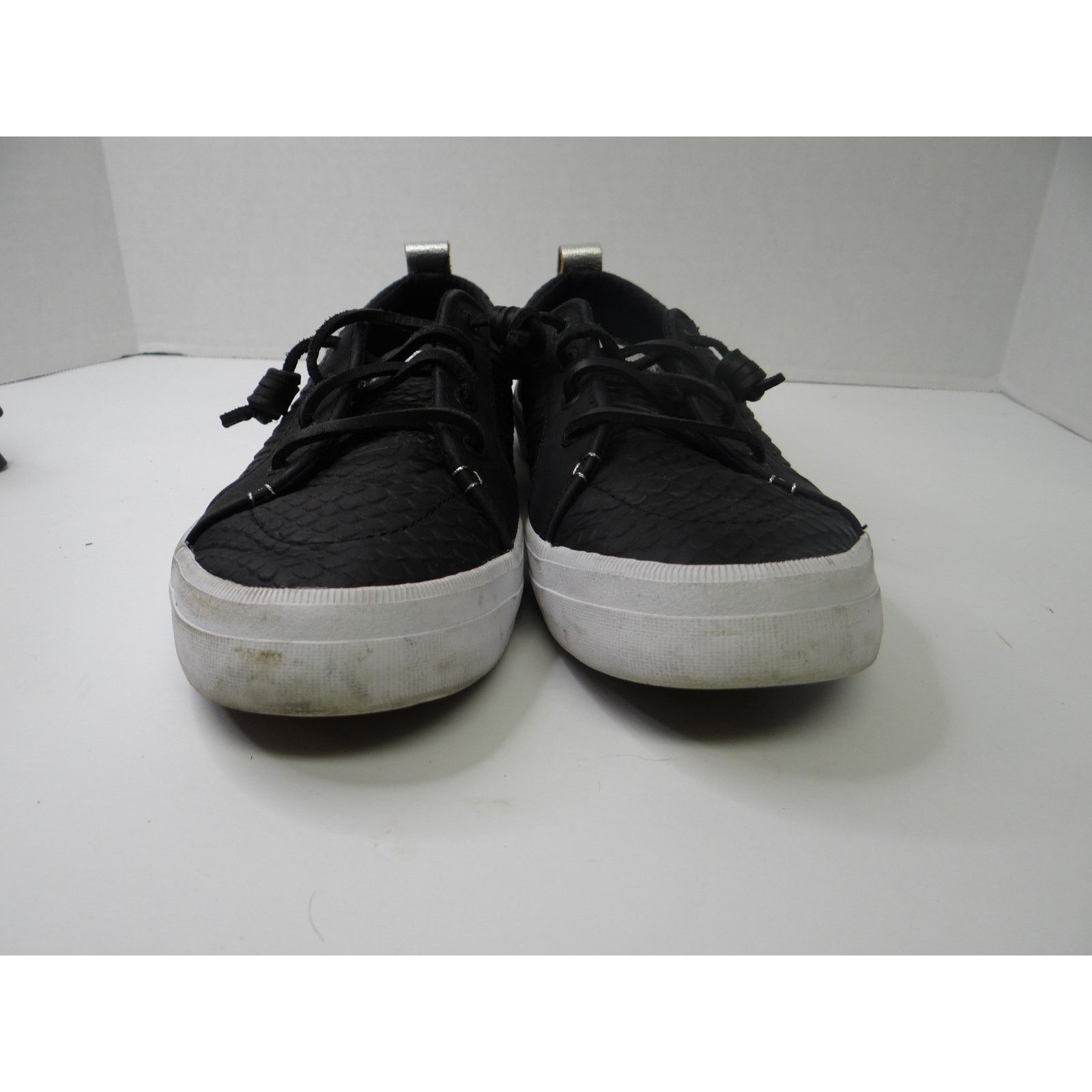Sperry Sperry Crest Vibe Sneakers Women's, Black Leather, Size 8, Size US 8 / IT 38 - 4 Thumbnail