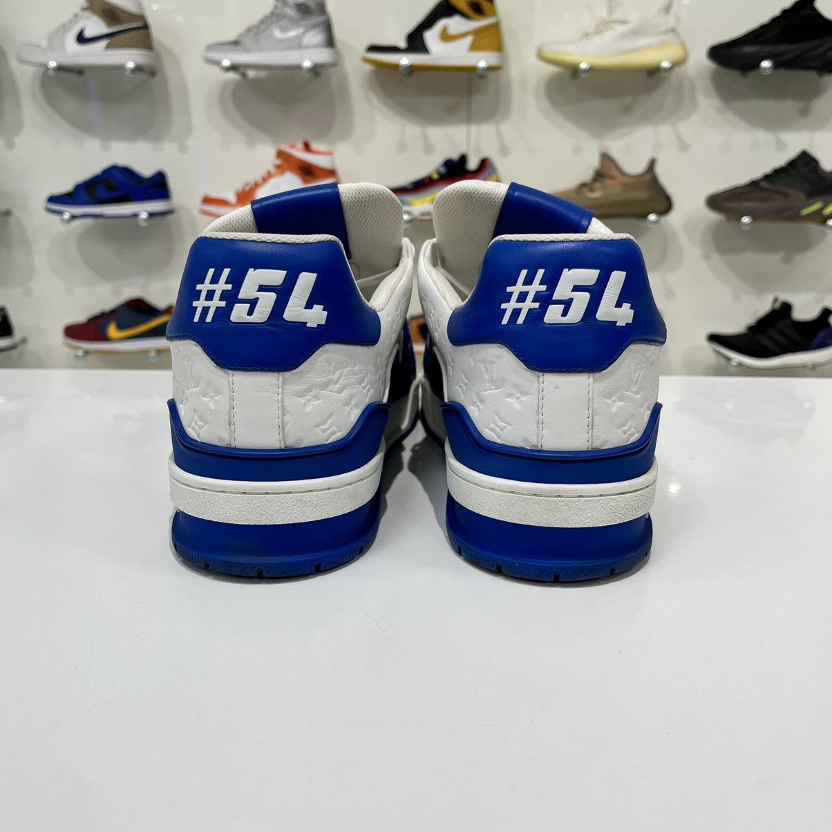 Louis Vuitton Louis Vuitton Trainer #54 Signature Blue White Size US 10 / EU 43 - 5 Thumbnail