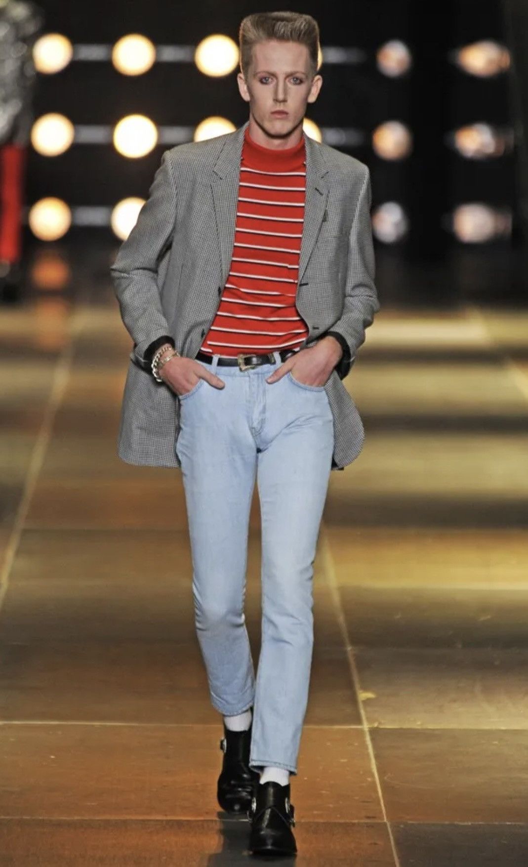 Saint Laurent Paris SS14 Saint Laurent light wash denim jeans Hedi Slimane 31 Size US 31 - 25 Thumbnail
