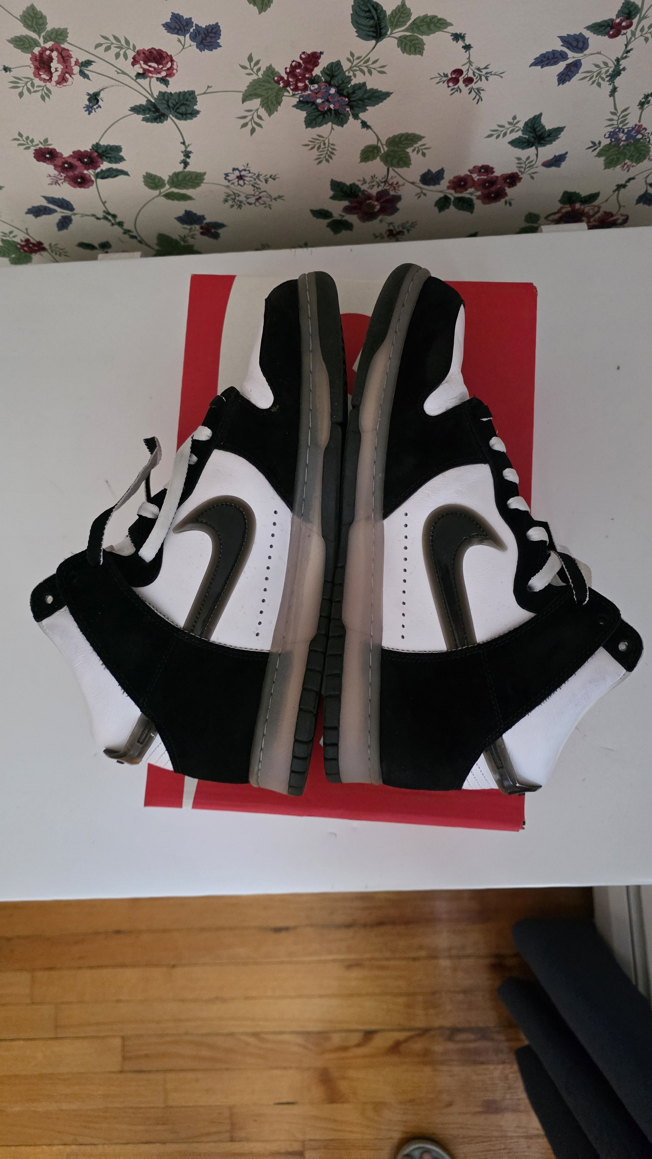 Nike Nike Dunk High Slam Jam White Black Size US 10.5 / EU 43-44 - 6 Thumbnail