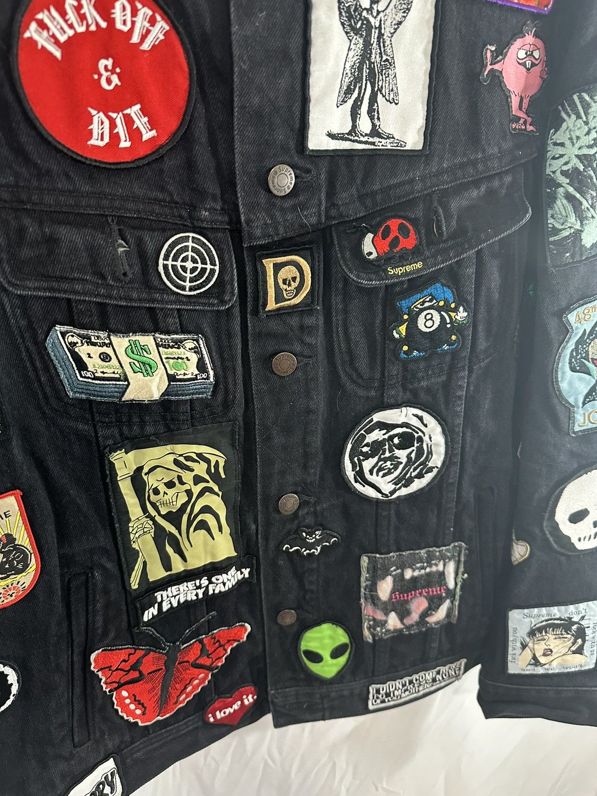 Supreme Supreme PATCHEORK DENIM JACKET Size US L / EU 52-54 / 3 - 3 Thumbnail
