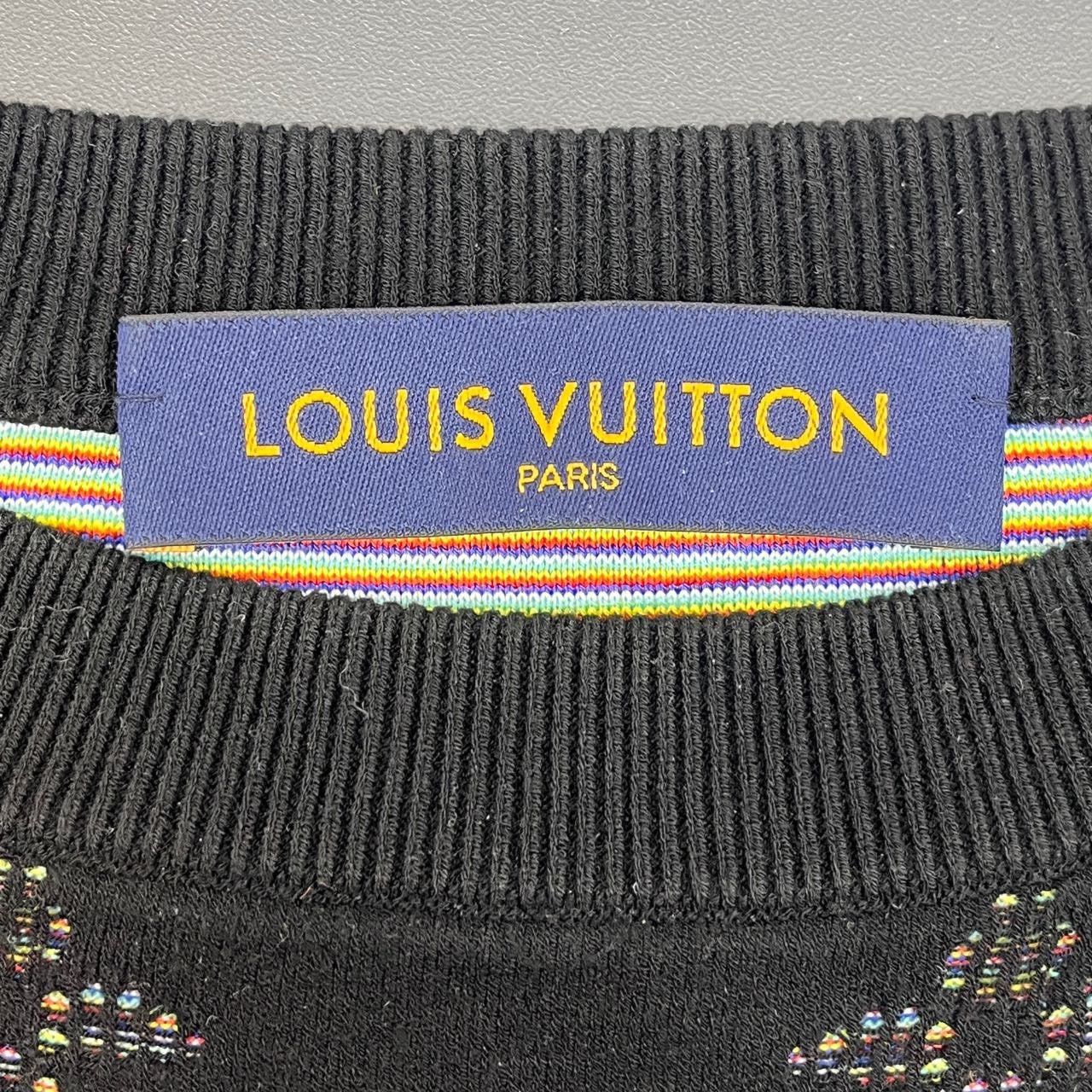 Louis Vuitton Louis Vuitton Black colorful hollowed-out full-print sweate Size US S / EU 44-46 / 1 - 5 Thumbnail
