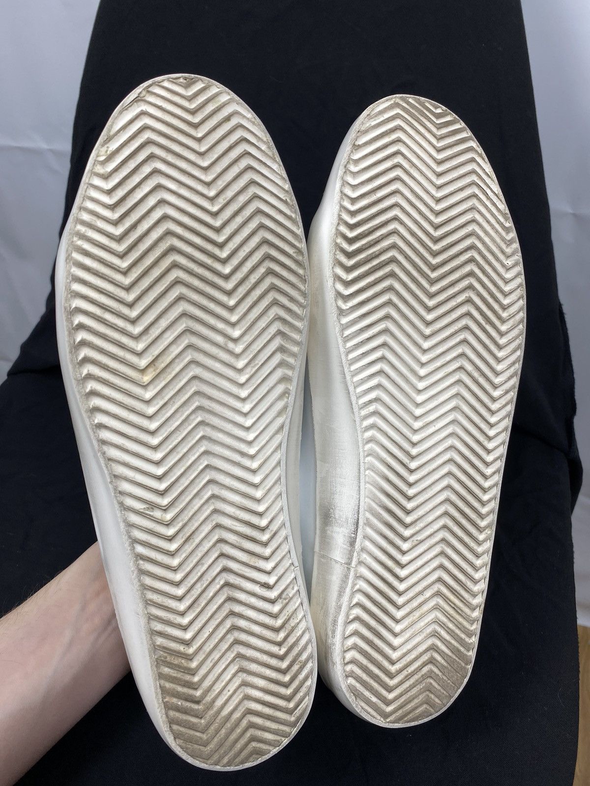 Zadig & Voltaire Zadig & Voltaire Fabric Used Leather Star Patch Sneakers 40 Size US 10 / IT 40 - 7 Thumbnail