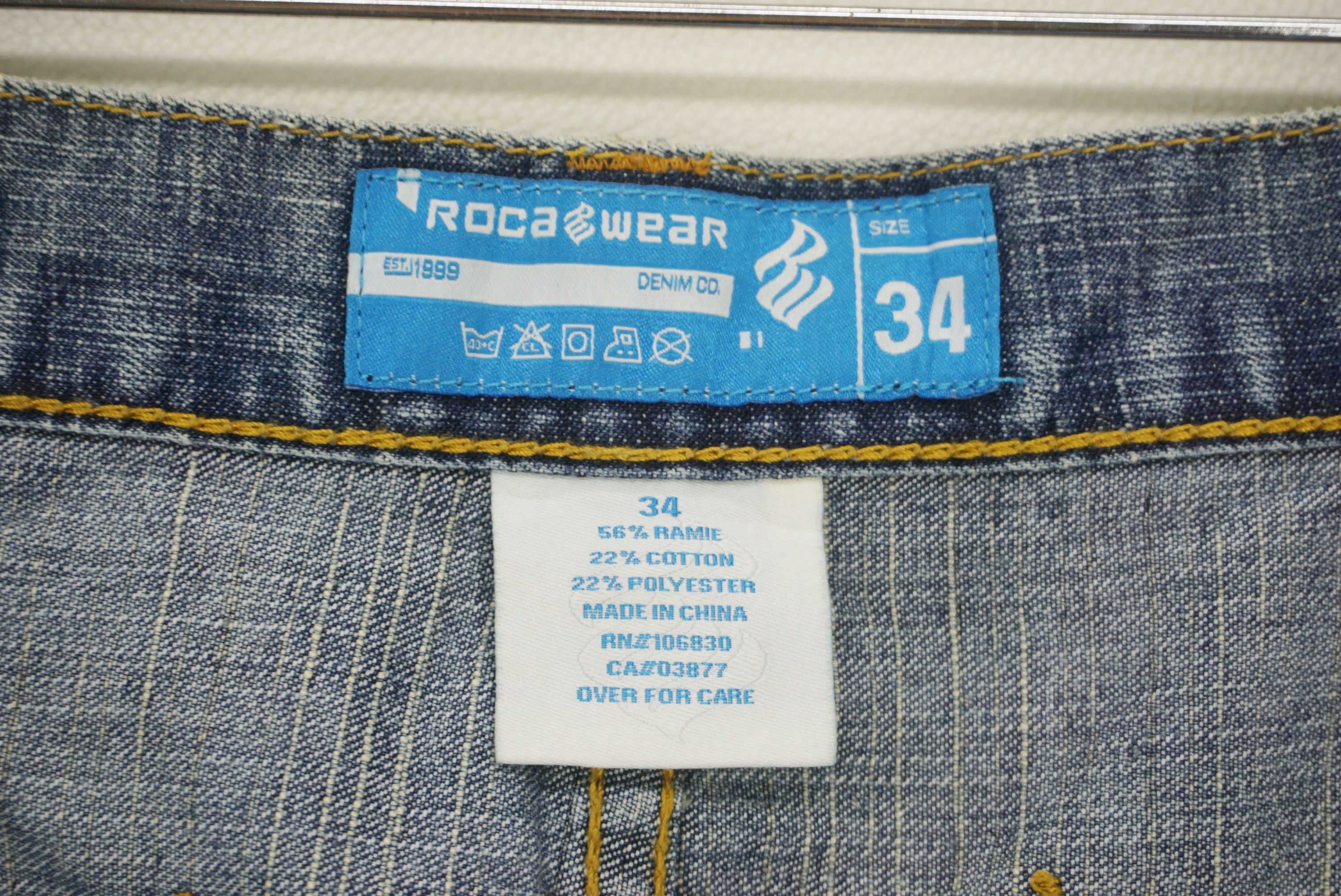 Rocawear Vintage Rocawear Jeans fit W35xL29.5 Y2K Baggy Hip Hop Ankle Size US 34 / EU 50 - 12 Thumbnail