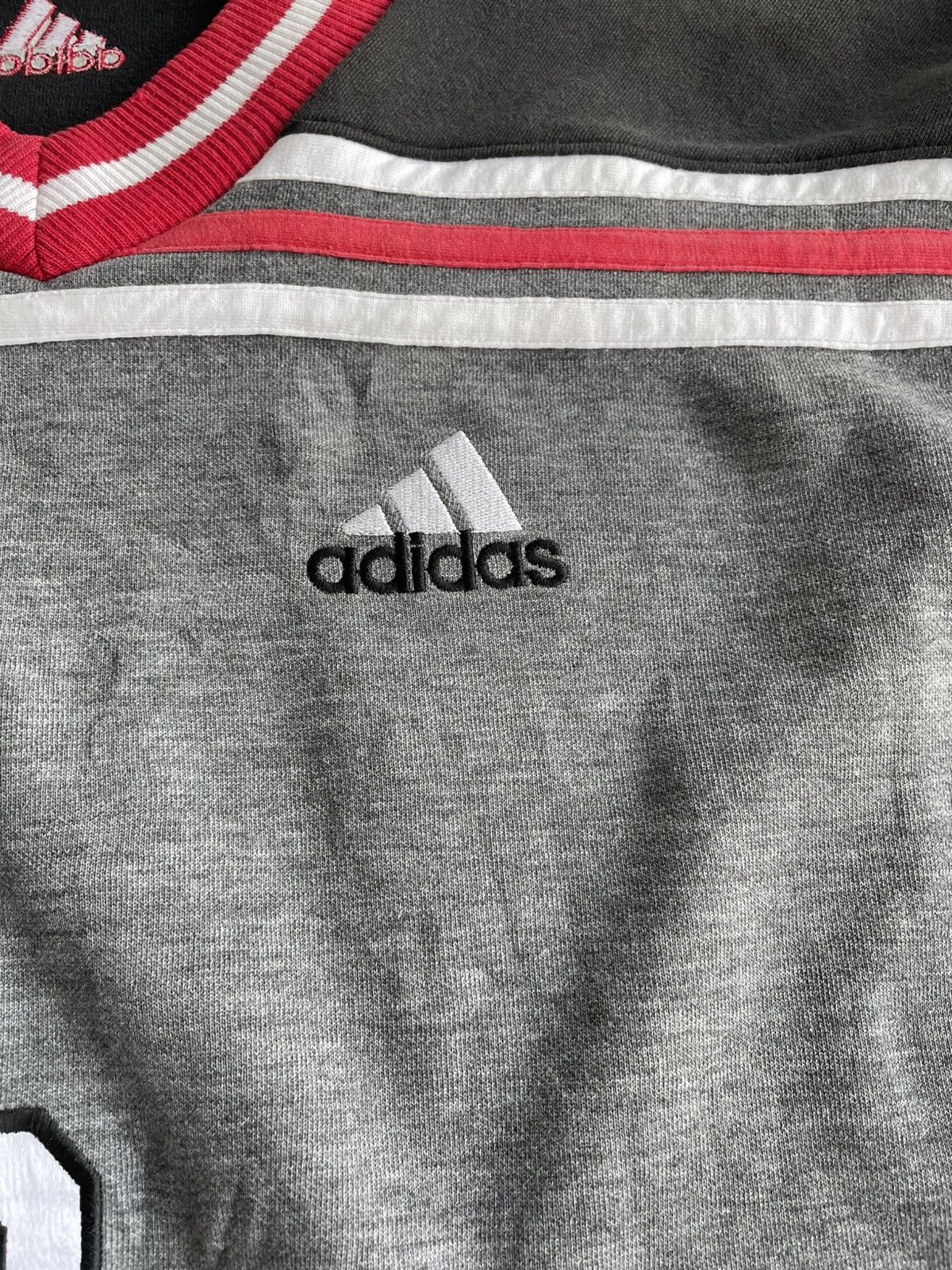Adidas × Vintage Vintage 90s adidas international sports sweatshirt Size US L / EU 52-54 / 3 - 3 Thumbnail
