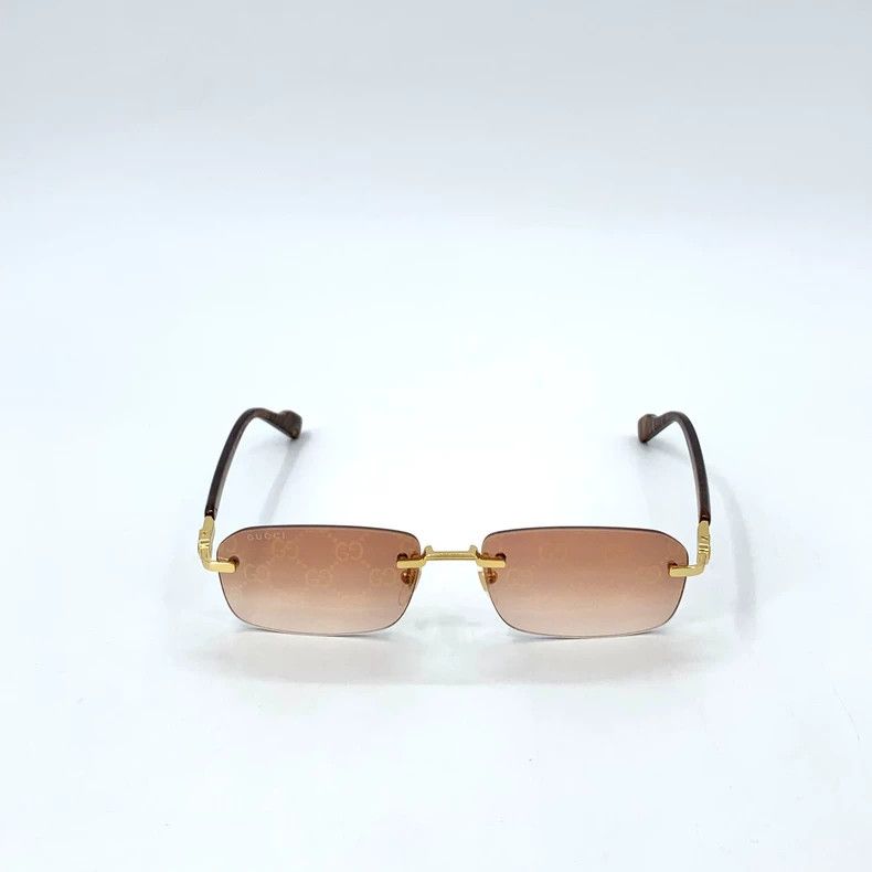 Gucci Gucci Brown logo printed sunglasses 2502-Nextarrow Size ONE SIZE - 3 Thumbnail