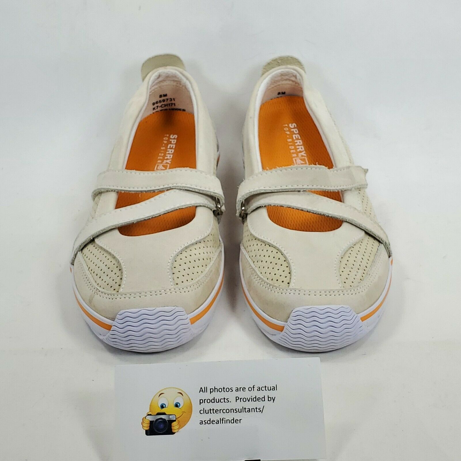 Sperry Sperry Top Sider Boat Shoe Womens Size 8 9659731 Beige Size US 8 / IT 38 - 3 Thumbnail