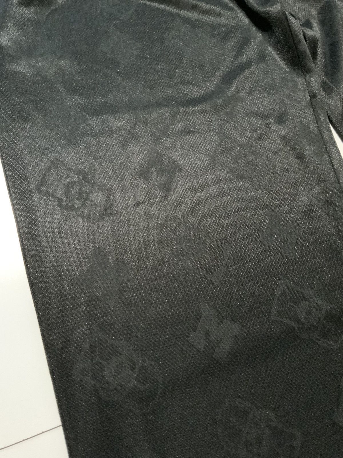Vintage Vintage Y2K Meoshe Monogram Dog Wide Leg Track Sweat Pants Size US 34 / EU 50 - 5 Thumbnail