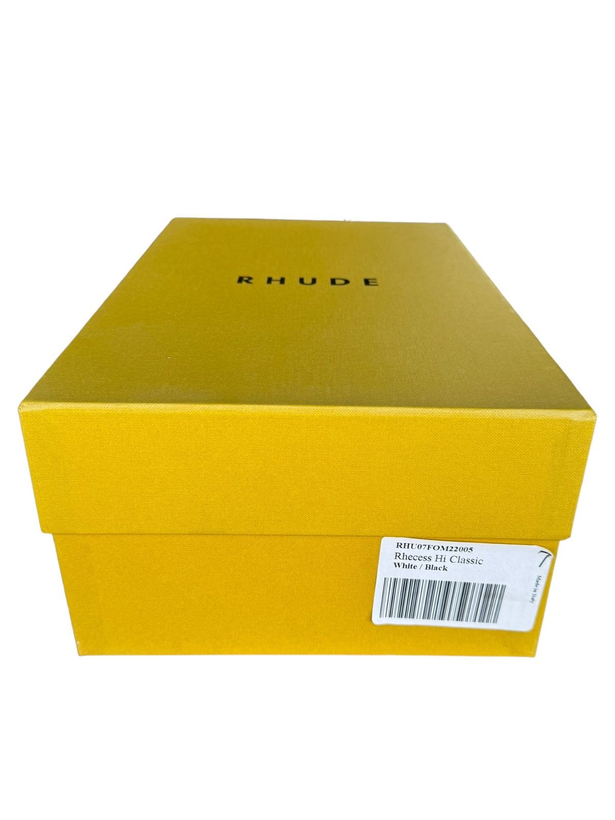 Rhude $640 HELL YEAH Rhecess Vintage Distressed Hi Sneaker Leather Size US 7 / EU 40 - 3 Thumbnail