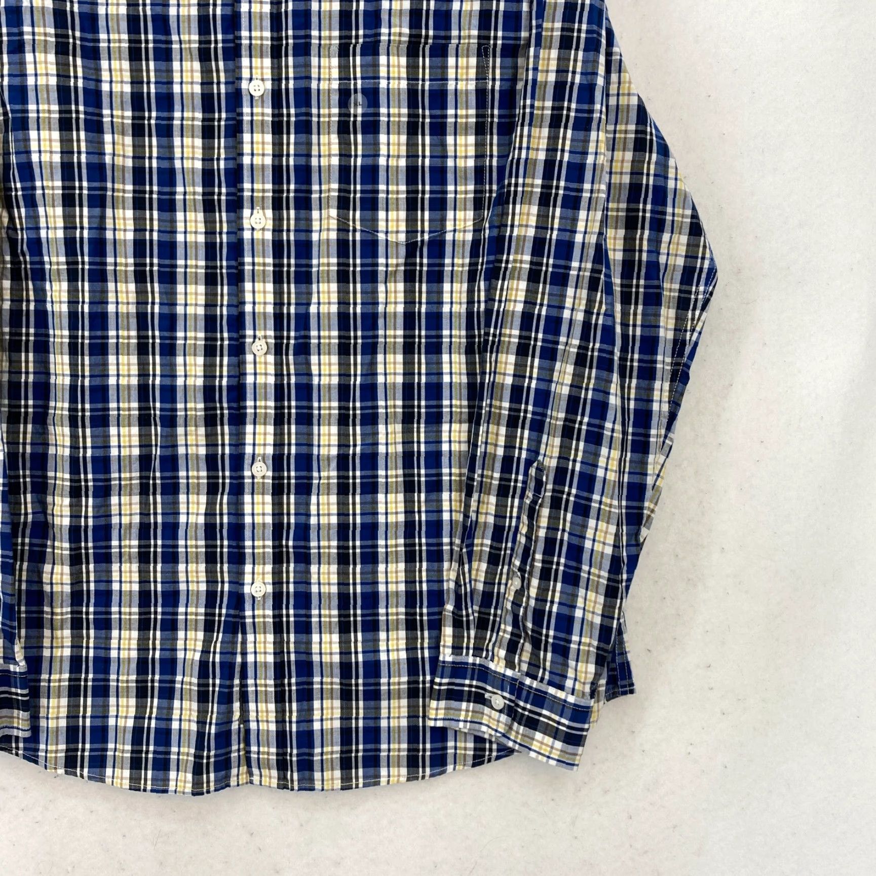 Eddie Bauer Eddie Bauer Shirt Mens XL Button-Down Long Sleeve Shirt Blue Plaid Outdoor Camp Size US XL / EU 56 / 4 - 3 Thumbnail