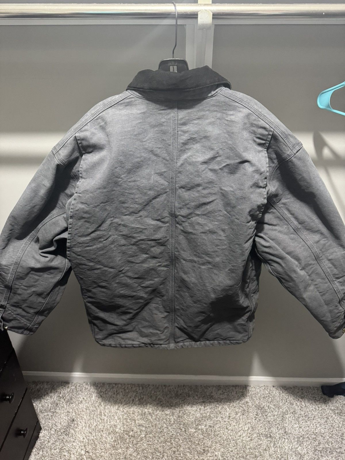 Carhartt Carhartt WIP OG Quilted Chore Coat Graphite Black L Size US L / EU 52-54 / 3 - 2 Thumbnail