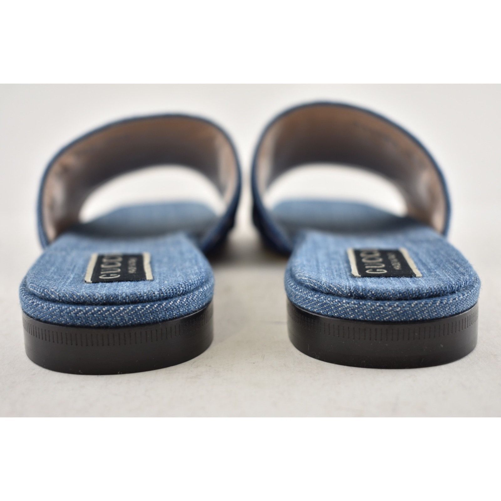 Gucci Gucci Jane Light Blue Denim Mule Sandal 37 Size US 7 / IT 37 - 16 Thumbnail